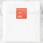 Princess Gastgeschenk Danke, Stickers (Tasche)