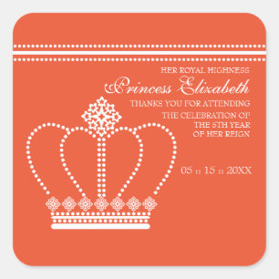Princess Gastgeschenk Danke, Stickers