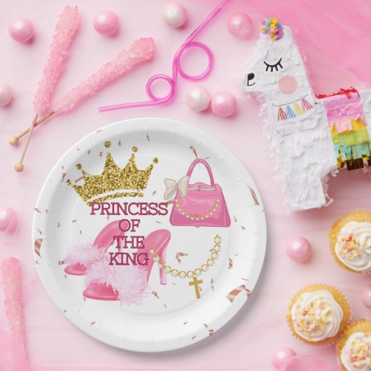 Princess Geburtstagsfeier Pappteller (Party)