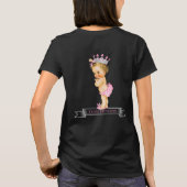 Princess Gender Reveal Baby Dusche T-Shirt (Rückseite)