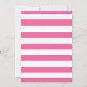 Princess Giraffe Pink Baby Shower Einladung (Rückseite)