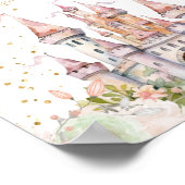 Princess Girl Gold Royal Burg Gästebuch (Ecke)