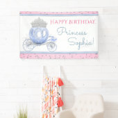 Princess Girls Birthday Party Banner (Insitu)