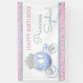 Princess Girls Birthday Party Banner (Vertikal)