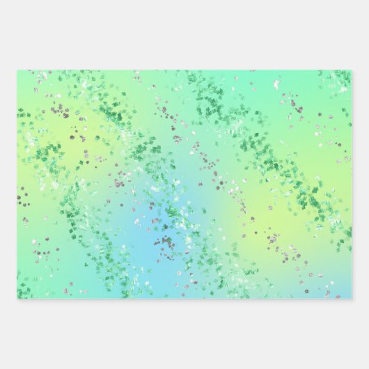 Princess Glitzer Geschenkpapier Set (Vorderseite 3)