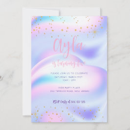 Princess Glitzern 5. Geburtstag Einladung