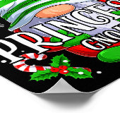 Princess Gnome Christmas Pajamas Matching Family G Poster (Ecke)