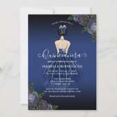 Princess Gold Birthday Quinceañera Einladung (Vorderseite)