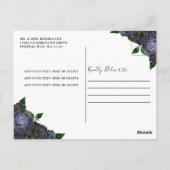 Princess Gold Birthday Quinceañera Postkarte (Rückseite)