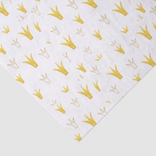 Princess Gold Crown Seidenpapier (Ausschnitt)