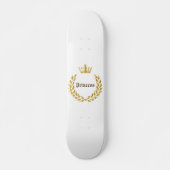 Princess Gold Crown Skateboard (Vorne)