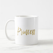 Princess Gold Foil Coffee Cup Kaffeetasse (Links)