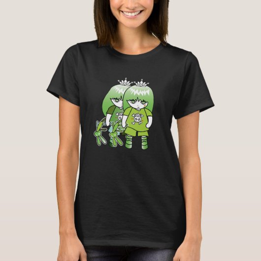Princess Green T-Shirt (Vorderseite)