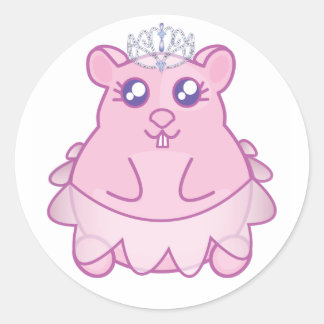 Princess Hamster Stickers