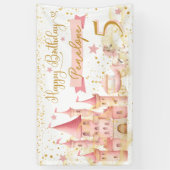 Princess Happy Birthday Banner (Vertikal)