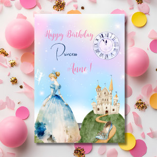 Princess Happy Birthday Greeting Karte