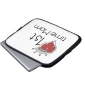 Princess Heart 1st Time Mama Geschenke Laptopschutzhülle (Vorne Knopf)