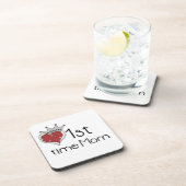 Princess Heart 1st Time Mama Geschenke Untersetzer (Rechte Seite)