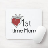 Princess Heart 1st Time Mama Tshirts und Geschenke Mousepad (Mit Mouse)