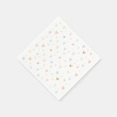 Princess Hearts Girl Birthday Party Serviette (Ecke)