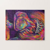 Princess Hippo, 11x14 - 252 Stück Art Puzzle (Horizontal)