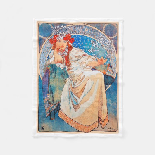 Princess Hyacinth, Mucha Fleecedecke (Vorderseite)