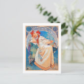 Princess Hyacinth, Mucha Postkarte (Stehend Vorderseite)