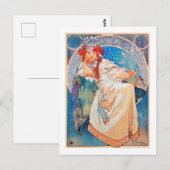 Princess Hyacinth, Mucha Postkarte (Vorne/Hinten)