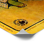 Princess Hyacinth Poster von Alphonse Mucha (Ecke)