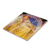 Princess Hyacinth Poster von Alphonse Mucha Fliese (Seite)