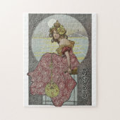 Princess Hyacinth von Alphonse Mucha Puzzle (Vertikal)