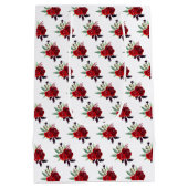 Princess in a Green Dress Quinceanera Birthday Mittlere Geschenktüte (Rückseite)