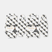 Princess in Black Dress Quinceanera Vielen Dank Geschenkschachtel (Ungefaltet)