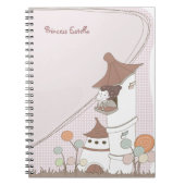 Princess in Castle Notebook Notizblock (Vorderseite)