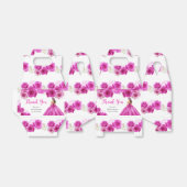 Princess in Hot Pink Dress Quinceanera Vielen Dank Geschenkschachtel (Ungefaltet)