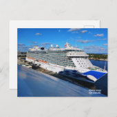 Princess in Port Postkarte (Vorne/Hinten)