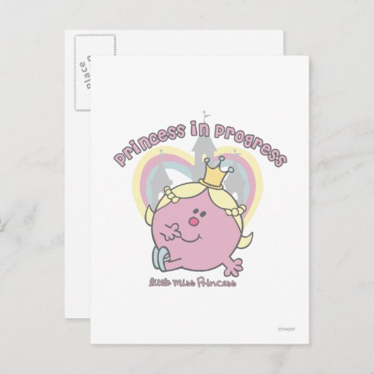 Princess in Progress Postkarte (Vorne/Hinten)