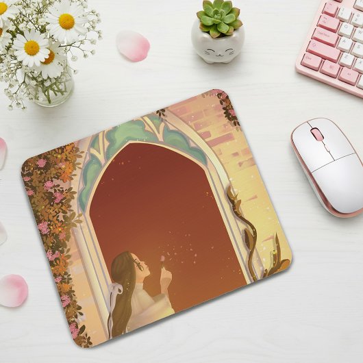 Princess in Sunlight  Mousepad