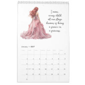 Princess Inspiration Kalender (Jan 2027)