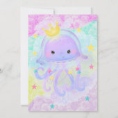 Princess Jellyfish Babydusche Danke Karte (Rückseite)