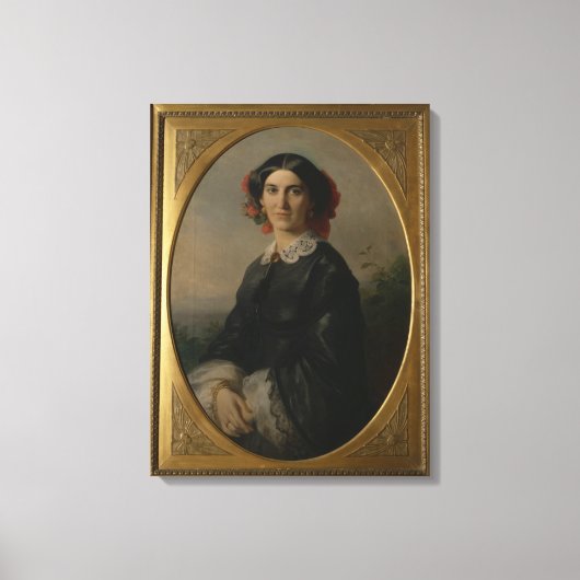 Princess Johanna von Bismarck, 1857 Leinwanddruck (Vorderseite)