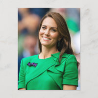 Princess Kate grün stilisiert