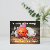 Princess-Katze mit Süßeimer Einladungspostkarte (Stehend Vorderseite)