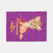 Princess Kitten Fleecedecke (Vorderseite (Horizontal))