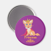 Princess Kitten Magnet (Vorderseite/Rückseite)