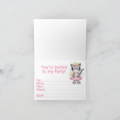 Princess Kitty 1. Geburtstag Einladung (Innenseite)