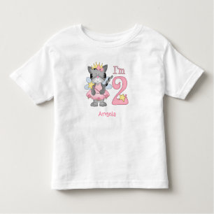 Princess Kitty 2. Geburtstag Kleinkind T - Shirt