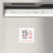 Princess Kitty 2. Geburtstag Magnet (In Situ (Geschirrspüler))