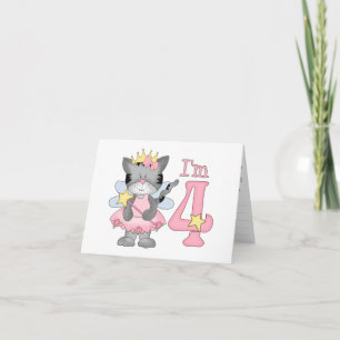 Princess Kitty 4th Birthday Einladung