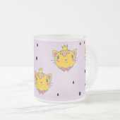 Princess Kitty Cat auf lila Mattglastasse (VorderseiteRechts)